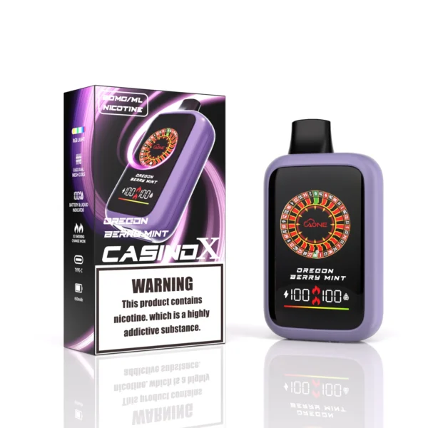 AONE VAPE – CasinoX 賭場一次性電子煙｜16000口／8000口｜650mAh・RGB互動轉盤